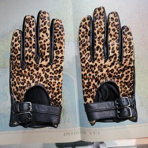 Express Calf Hair and Leather Gloves